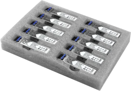 Paquete 10 Sfps Gigabit Fibra Glc-Lh-Smd Lc Mm/Sm 10Km550M .