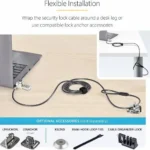Paquete 10 Candados Combo Kslot Para Laptop Misma Llave