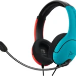 Lvl40 Wired Stereo Headset For Nintendo Switch Joycon Blue/Red