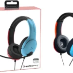 Lvl40 Wired Stereo Headset For Nintendo Switch Joycon Blue/Red