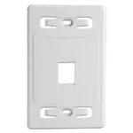 Placa De Pared Modular Max Siemon/1 Salida/Version Bulk (Sin Empaque Individual)/Blanco/Mx-Fp-S-01-02B