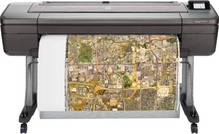 Designjet T1700Dr Ps 44In Print Pt Printer Americas 1Vd88Ab1K
