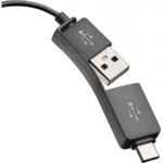Poly Da85 USB To Qd Black Adapter Taa