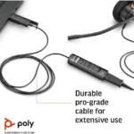 Poly Da85 USB To Qd Black Adapter Taa