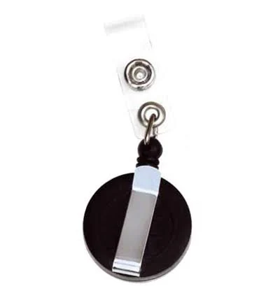 Paquete De 10 Piezas Porta Gafetes Mae Yoyo Solido/Negro/Yo-10N