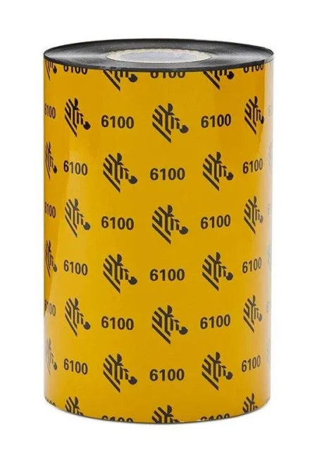 Wax Ribbon 110Mmx74M 4.33Inx243 Ft 1600 Standard 12Mm 0.5In Core 24