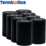 Resin Ribbon 110Mmx450M 4.33Inx 1476Ft 5100 Premium 25Mm 1In Core 6