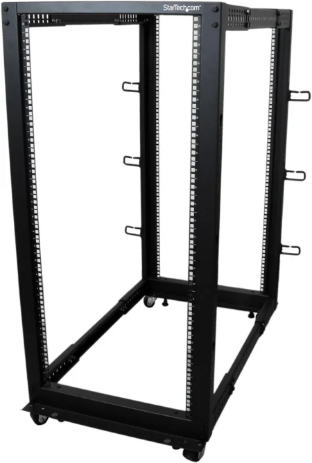 Rack Marco Abierto Profundidad Ajustable De 4 Columnas 25U .