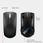 Lenovo Gx30K79401 Ratón Viajes Ambidiestro RF Inalámbrico Laser 1000 Dpi