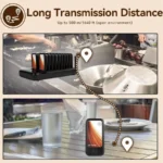 Sistema De Notificacion Inalambrico Retekess Td173/Para Restaurantes Pequeños/Camiones De Comida Y Restaurantes De Comida Rapida/Hasta 500M