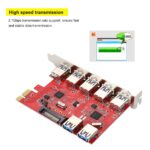 Tarjeta PCI Express 7 Puertos USB 3.0 Perfil Bajo O Completo