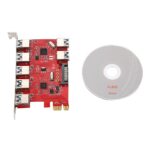 Tarjeta PCI Express 7 Puertos USB 3.0 Perfil Bajo O Completo