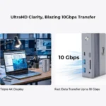 USB-C Universal Dv4K Docking Station With 100W Power Delivery