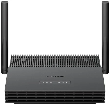 Router Inalambrico Mercusys Xpon Voip Mf80Xv Ax3000/2.4-5Ghz/Doble Banda/1 Puerto Pon Sc/Apc/1 Puerto WAN/LAN Gigabit/3 Puertos LAN 10/100/1000Mbps/2 Antenas Externas
