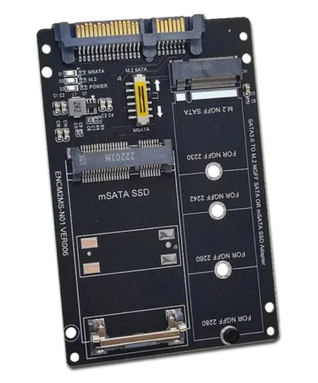 4 Port M.2 To SATA Adapter Card For HDD/SSD