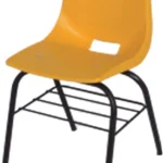 Silla Escolar Generico 1051/Varios Colores/Con Parrilla Concha Polipropileno/Mediana