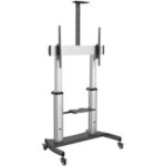 Soporte Movil Para Tv De 60 A 100In De Altura Ajustable Y Ruedas