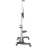 Soporte Movil Para Tv De 60 A 100In De Altura Ajustable Y Ruedas