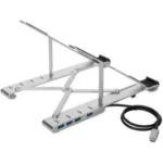 SOPORTE PORTATIL PARA LAPTOP MAS  CONCENTRADOR USB-A