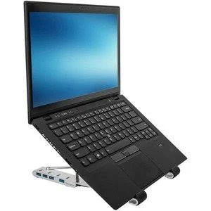 SOPORTE PORTATIL PARA LAPTOP MAS  CONCENTRADOR USB-A