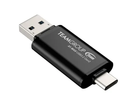 U. Estado Solido Externo SSD 512Gb Teamgroup X1 Max Dual Drive/USB-A/Negro/Tx1Max3512Gb01
