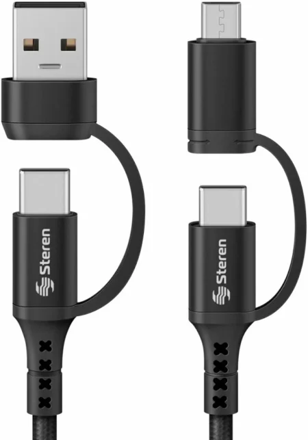 Cable Adaptador 1M USB-C Type-C A Micro B USB 2.0 .