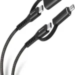Cable De Carga De 1M USB-A A USB-C - Con Bloque De Datos