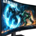 Monitor Gamer 37 Pulgadas Odyssey G7, G75F 4K 165Hz Negro, Ls37Fg750Elxzx