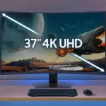 Monitor Gamer 37 Pulgadas Odyssey G7, G75F 4K 165Hz Negro, Ls37Fg750Elxzx