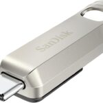 Memoria USB-C 3.2 64Gb Sandisk Ultra Luxe Sdcz75-064G-G46/Plata