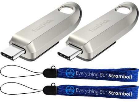 Memoria USB-C 3.2 64Gb Sandisk Ultra Luxe Sdcz75-064G-G46/Plata