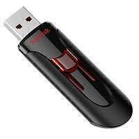 Memoria USB 2.0 128Gb Sandisk Sdcz60-128G-B35 Cruzer Glide/Negro-Rojo