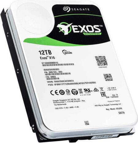 DISCO DURO INTERNO 3.5IN 12TB SAS 7200RPM 256MB 5Y EXOS X18 512E