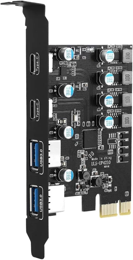 Tarjeta Adaptadora PCI Express De 4 Puertos USB 3.0 1Xinterno