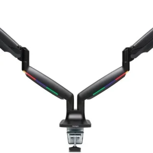 SMARTFIT ONE-TOUCH HEIGHT AJUSTABLE DUAL MONITOR ARM NEGRO