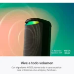 Bocina Inalambrica Sony Srs-Xv500 55W/Rgb/Ipx4/Hasta 25H