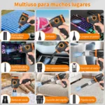 Kit Limpieza Pc Inalambrico Generico M7057/Soplador Y Aspirador 2 En 1/300000Rpm/120W/Hasta 35 Minutos