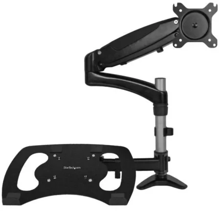 Brazo Para 1 Monitor Base Para Portatil Con Ajuste De Altura .