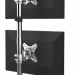 Soporte Vertical Para Dos Pantallas De Hasta 27In Vesa
