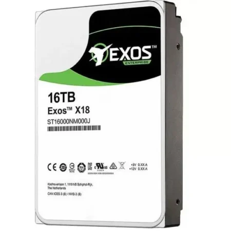 DISCO DURO INTERNO 3.5IN 16TB SAS 7200RPM 256MB 5Y EXOS X18 512E