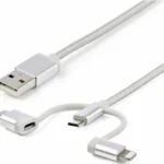 1.8M Lightning/USB-C/Micro-USB USB Charging Cable