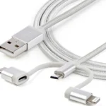 1.8M Lightning/USB-C/Micro-USB USB Charging Cable