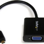 Adaptador Convertidor Video Micro HDMI A VGA 1920X1200 1080P.