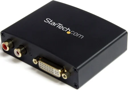 Adaptador De Video DVI A HDMI Con Alimentacion USB Y Audio .