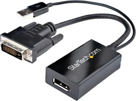 Adaptador DVI A Displayport Ali Mentado Por USB Convertidor