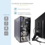 Adaptador DVI A Displayport Ali Mentado Por USB Convertidor