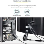 Adaptador DVI A Displayport Ali Mentado Por USB Convertidor