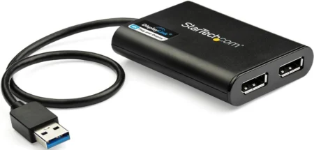 Adaptador De Video Externo USB 3.0 A Displayport Doble 4K60