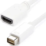 Adaptador HDMI Hembra A Mini Macho Para Macbook Imac Blanco