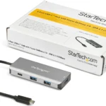 Hub De 4 Puertos USB-C C De 10Gbps Video USB Tipo C